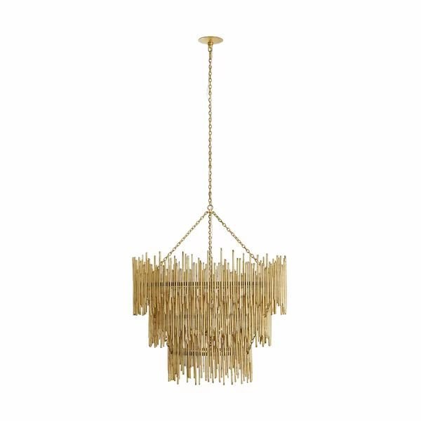 Althely 12 Lights 3-Tier Chandelier 35" W - Zelno Lighting