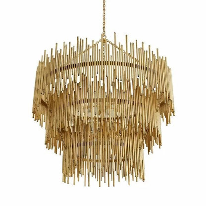 Althely 12 Lights 3-Tier Chandelier 35" W - Zelno Lighting