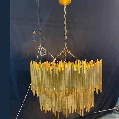 Althely 8 Lights 2-Tier Chandelier - Zelno Lighting