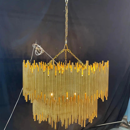 Althely 8 Lights 2-Tier Chandelier - Zelno Lighting
