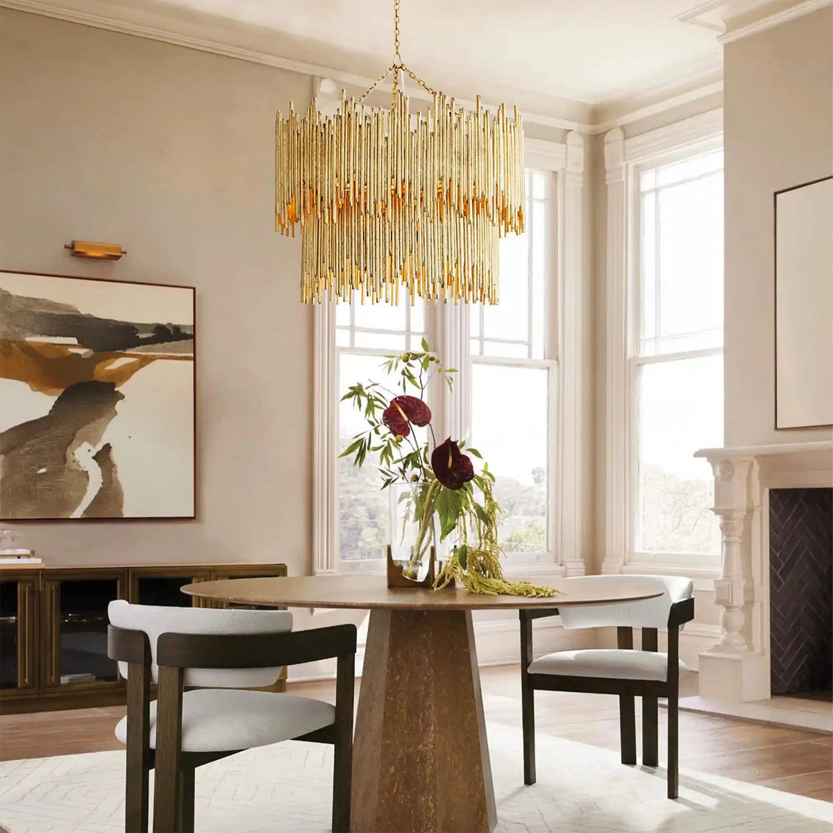 Althely 8 Lights 2-Tier Chandelier - Zelno Lighting