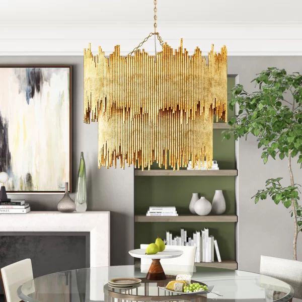 Althely 8 Lights 2-Tier Chandelier - Zelno Lighting