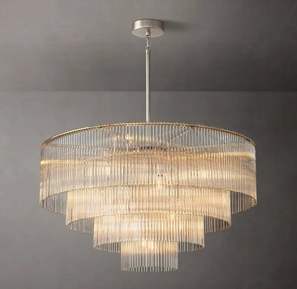 Amadeo K9 Glass Round Chandelier 40" - Zelno