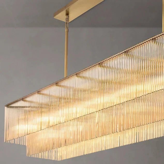 Amadeo Rectangular Chandelier 54''D - Zelno