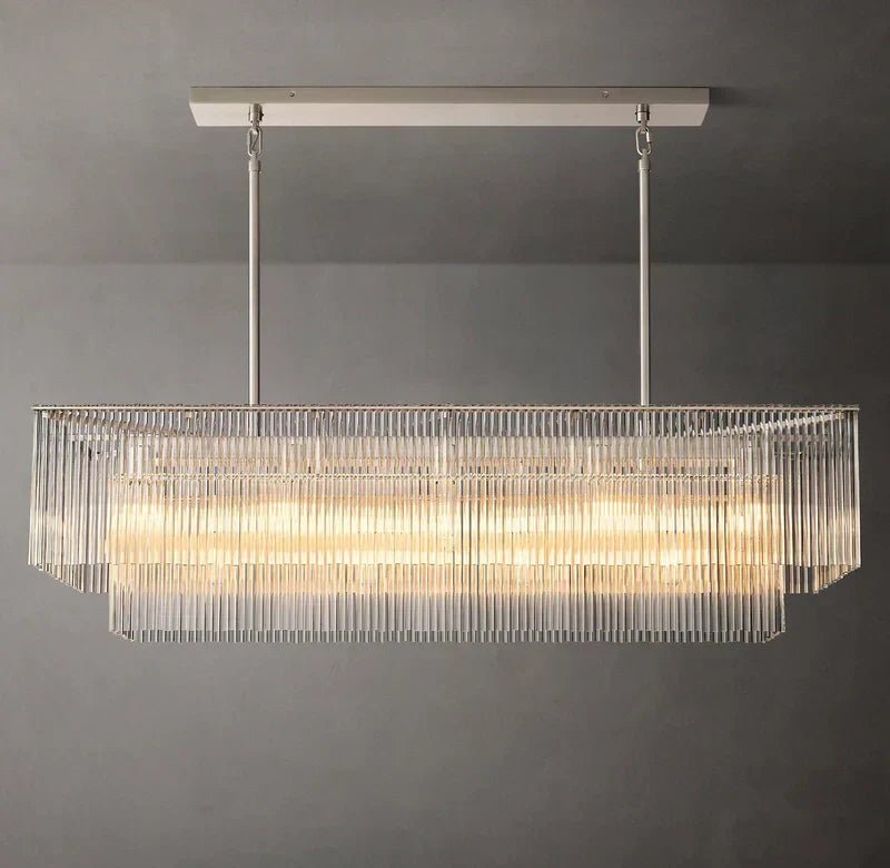 Amadeo Rectangular Chandelier 54''D - Zelno