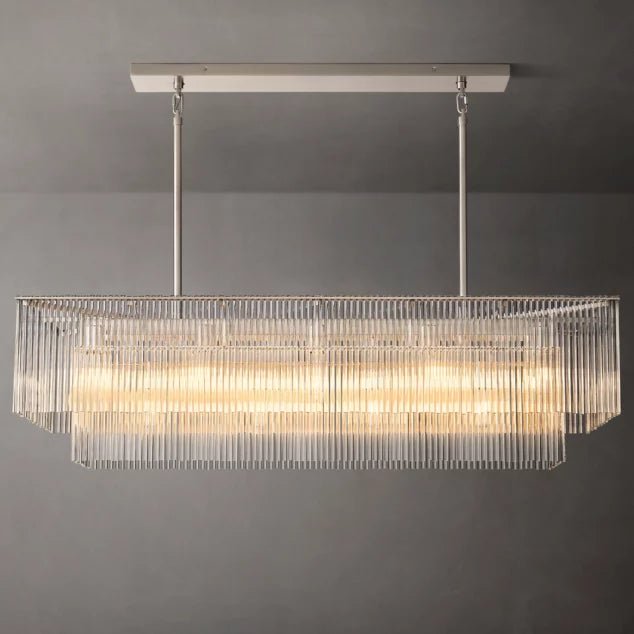 Amadeo Rectangular Chandelier 72''D - Zelno
