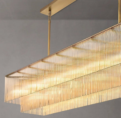 Amadeo Rectangular Chandelier 72''D - Zelno