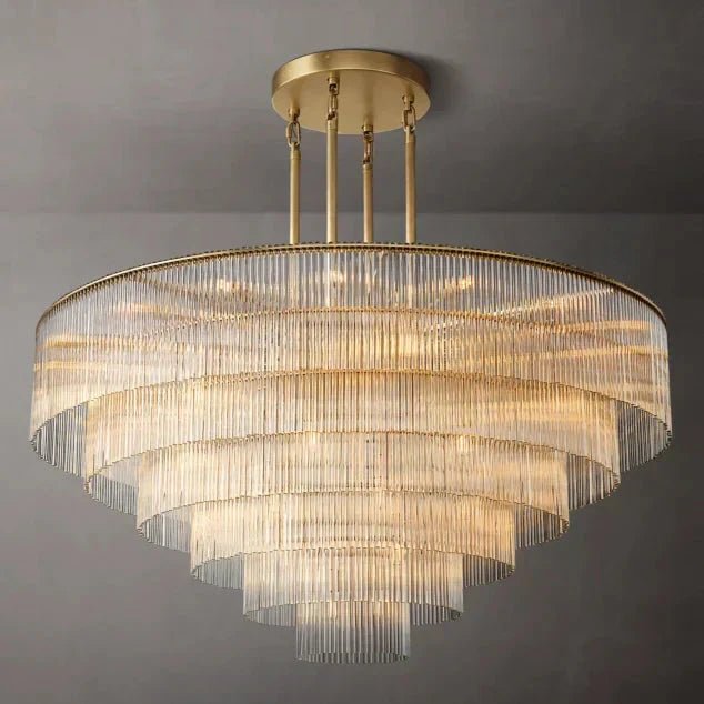 Amadeo Round Chandelier 60''D - Zelno