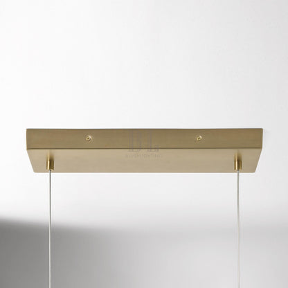 Amara Ceramic Linear Chandelier (50") - Zelno Lighting