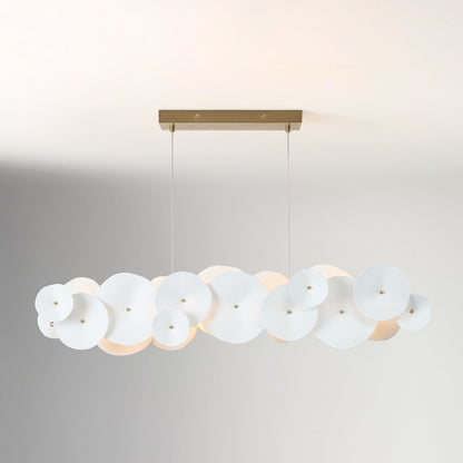 Amara Ceramic Linear Chandelier (50") - Zelno Lighting