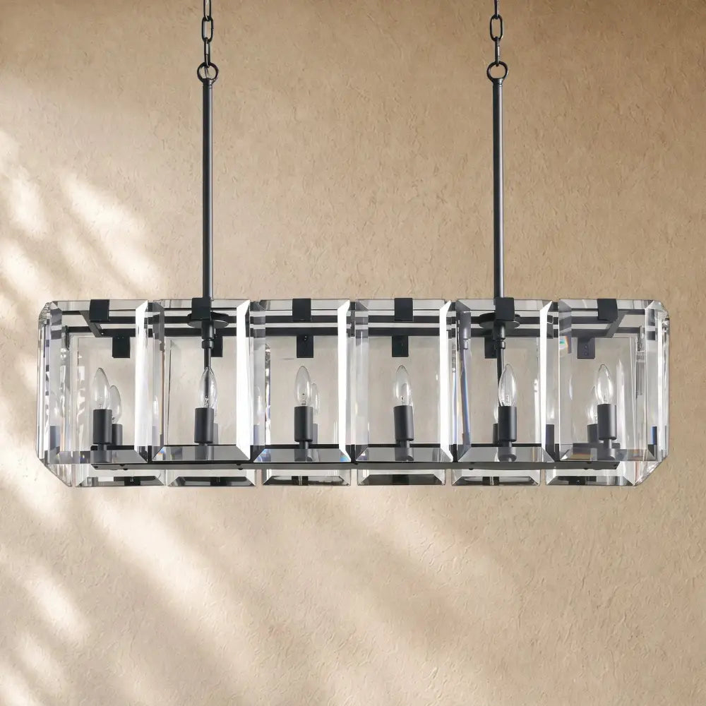 Amayya Rectangular Chandelier - Zelno