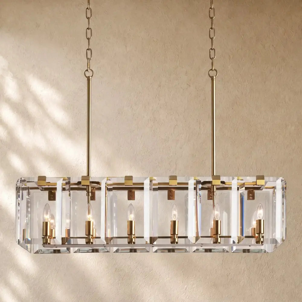 Amayya Rectangular Chandelier - Zelno