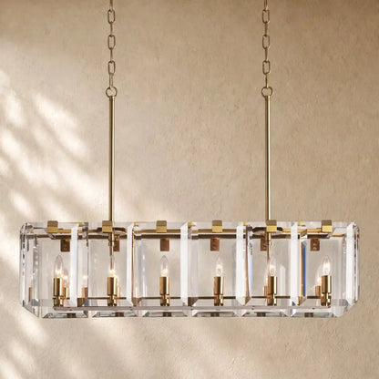 Amayya Rectangular Chandelier - Zelno