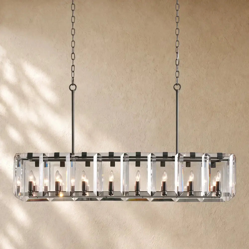Amayya Rectangular Chandelier - Zelno