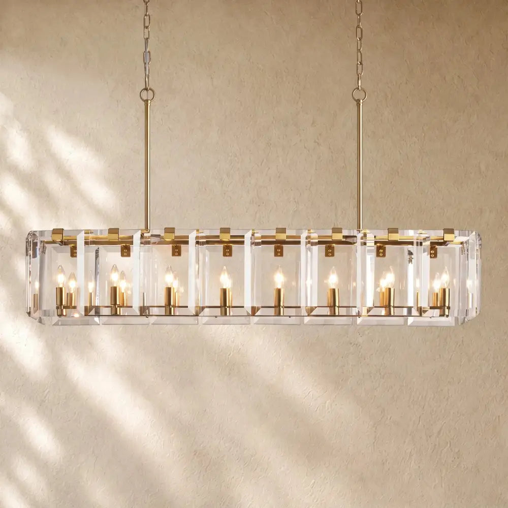 Amayya Rectangular Chandelier - Zelno