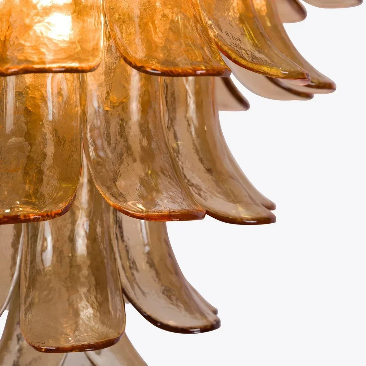 Amber Petalo Chandelier – 2 Sizes - Zelno Lighting
