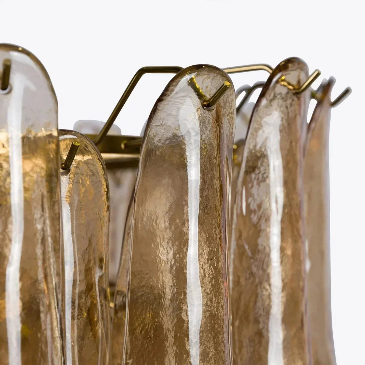 Amber Petalo Chandelier – 2 Sizes - Zelno Lighting