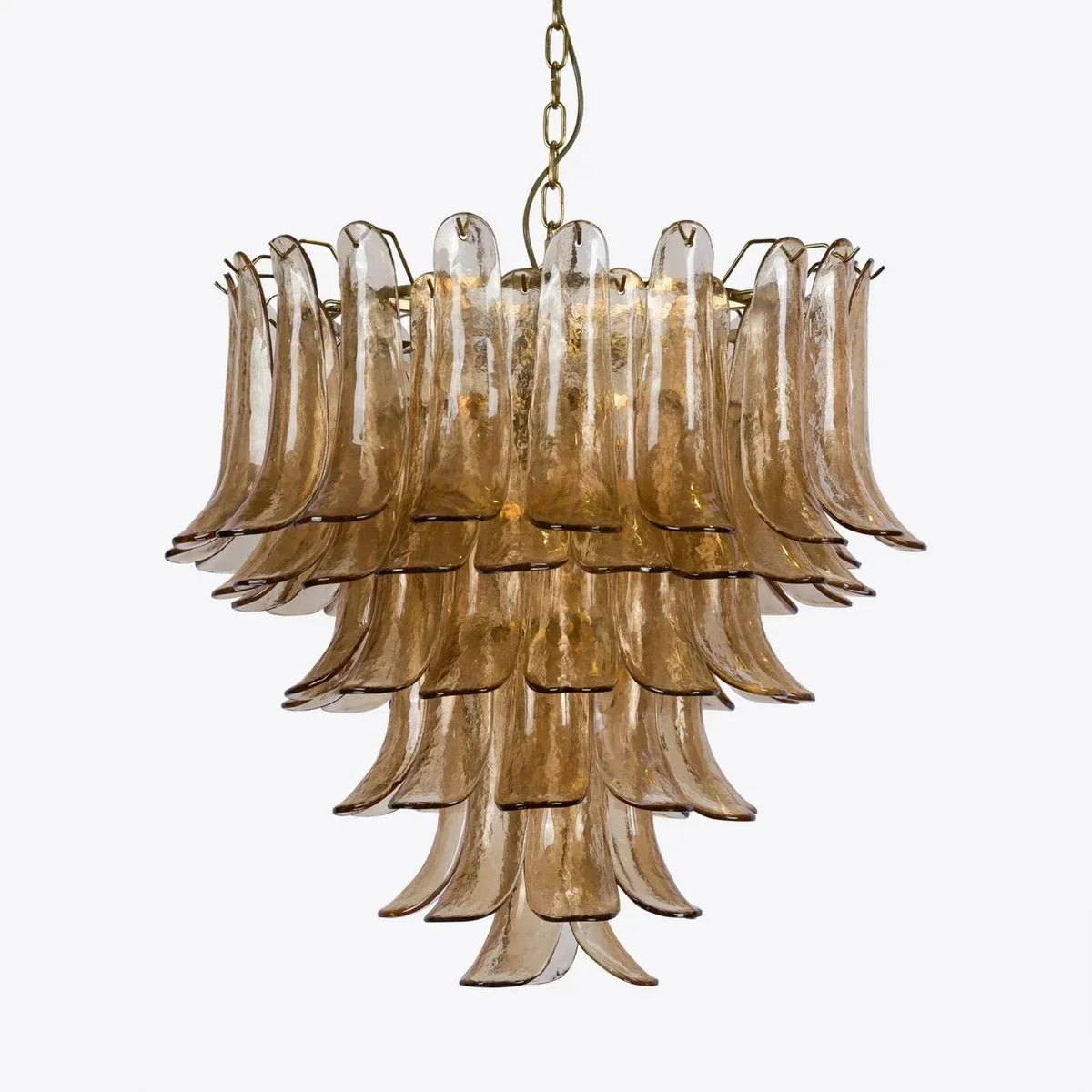 Amber Petalo Chandelier – 2 Sizes - Zelno Lighting