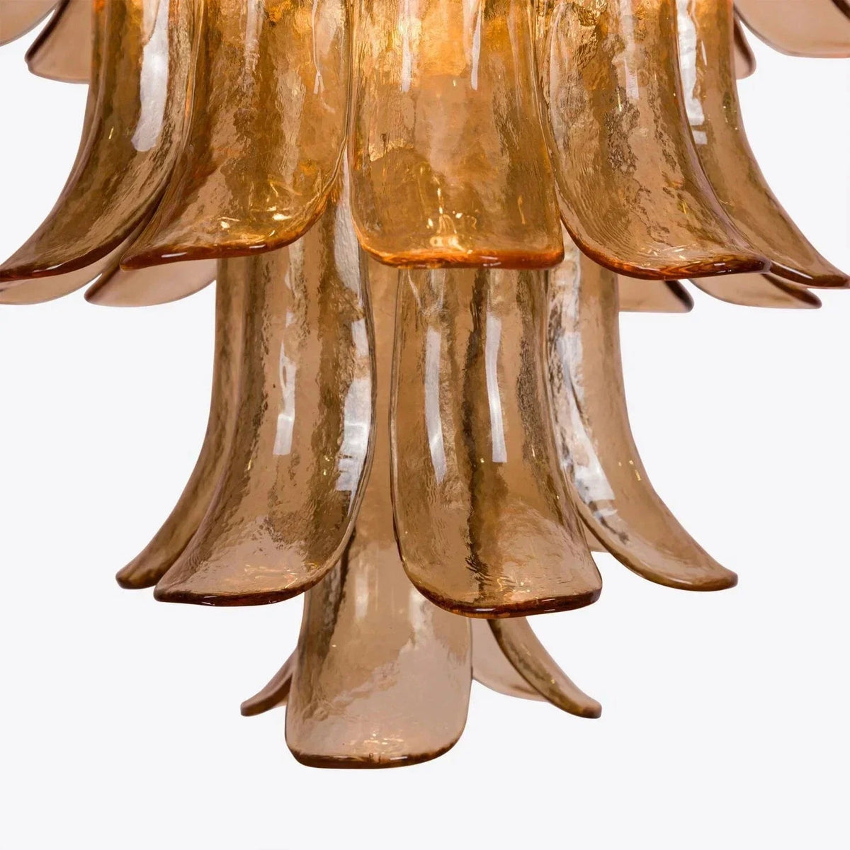 Amber Petalo Chandelier – 2 Sizes - Zelno Lighting