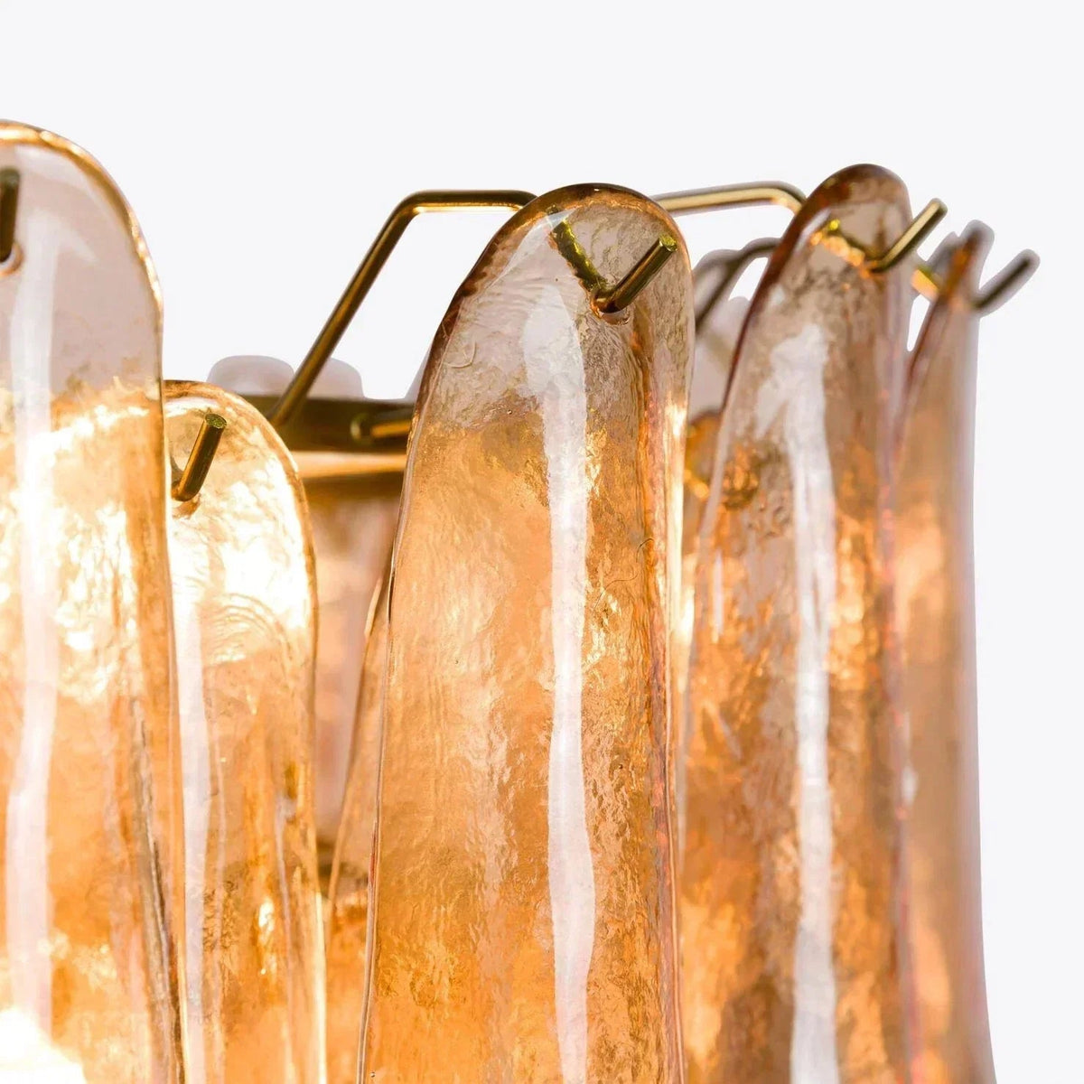 Amber Petalo Chandelier – 2 Sizes - Zelno Lighting
