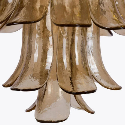 Amber Petalo Chandelier – 2 Sizes - Zelno Lighting