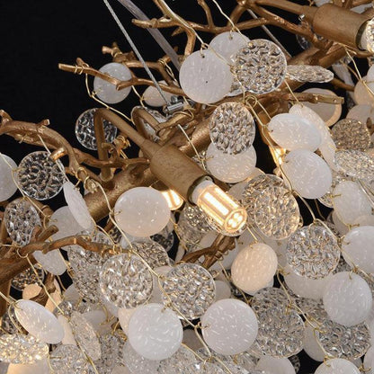 American Creative Brass Branch Chandelier - Zelno Lighting