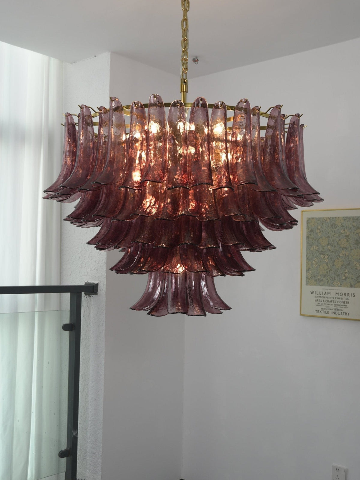 Amethyst Bloom Chandelier - Zelno Lighting