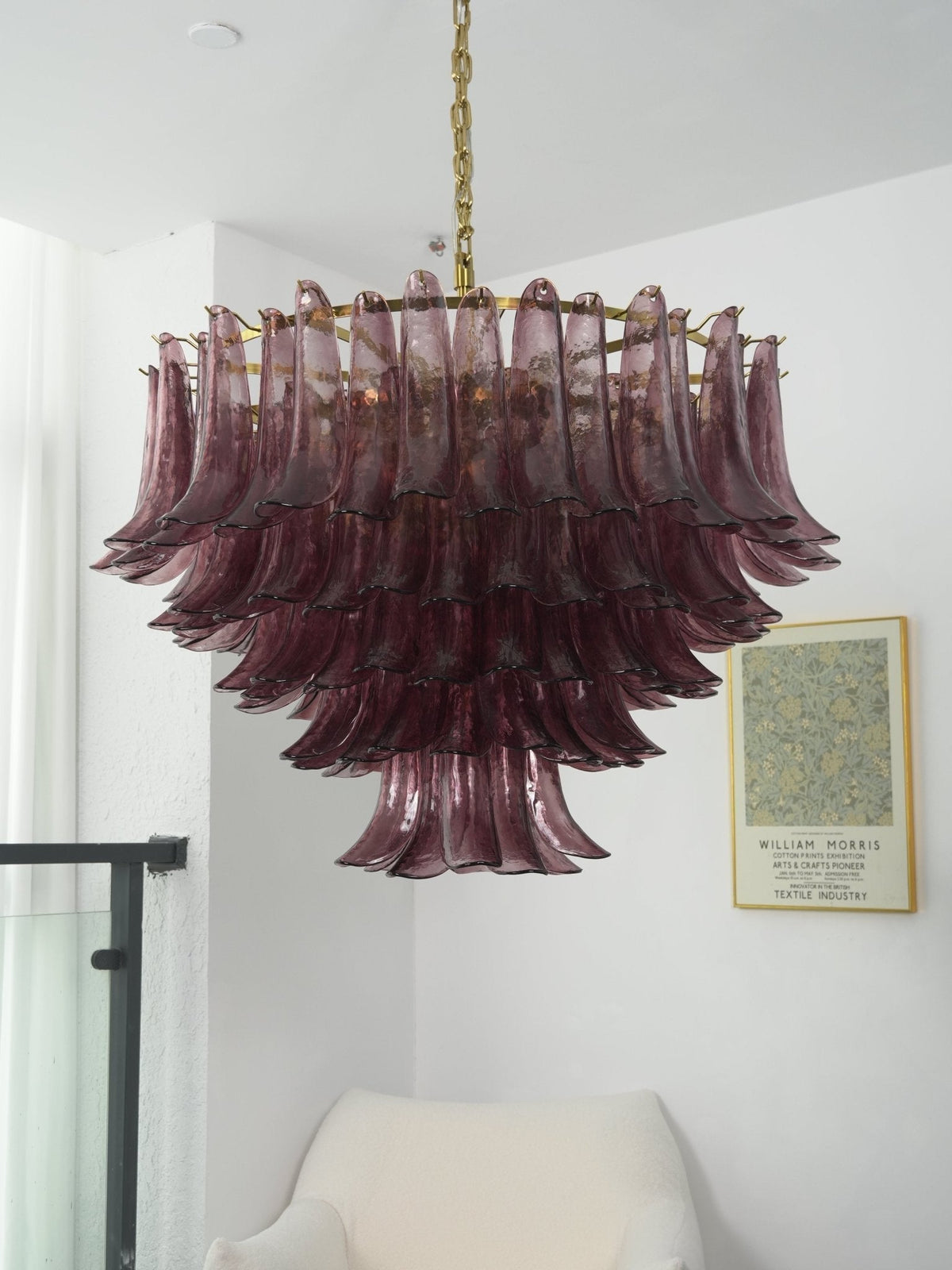 Amethyst Bloom Chandelier - Zelno Lighting