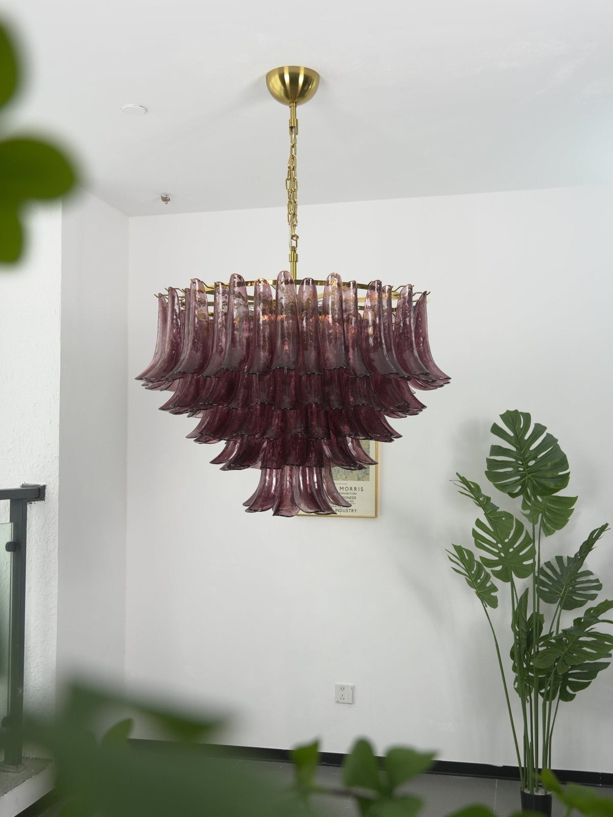 Amethyst Bloom Chandelier - Zelno Lighting