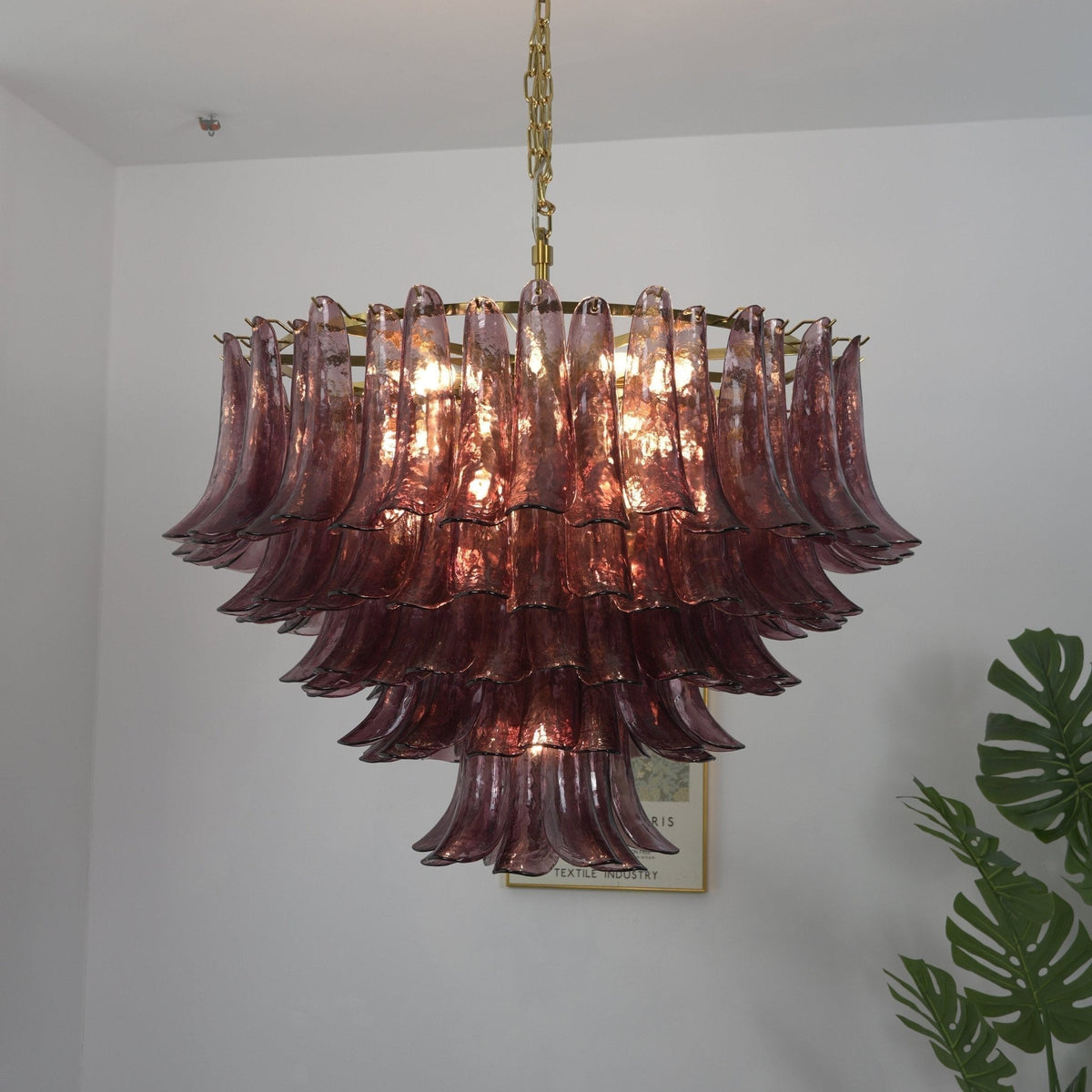Amethyst Bloom Chandelier - Zelno Lighting