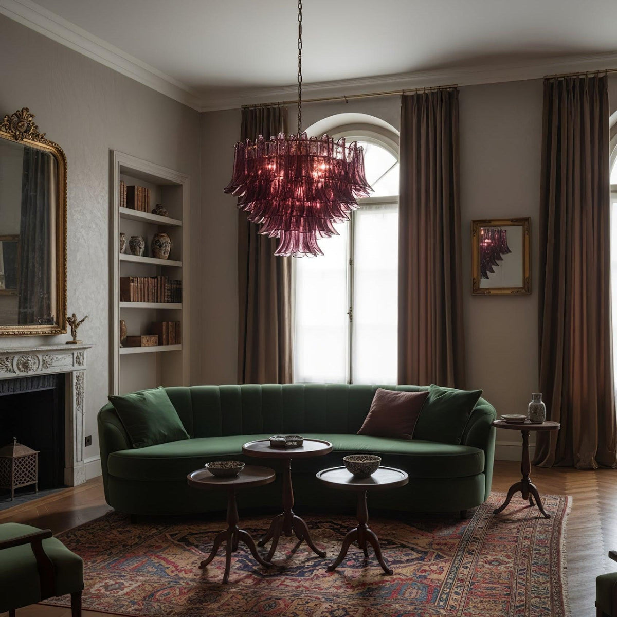 Amethyst Bloom Chandelier - Zelno Lighting