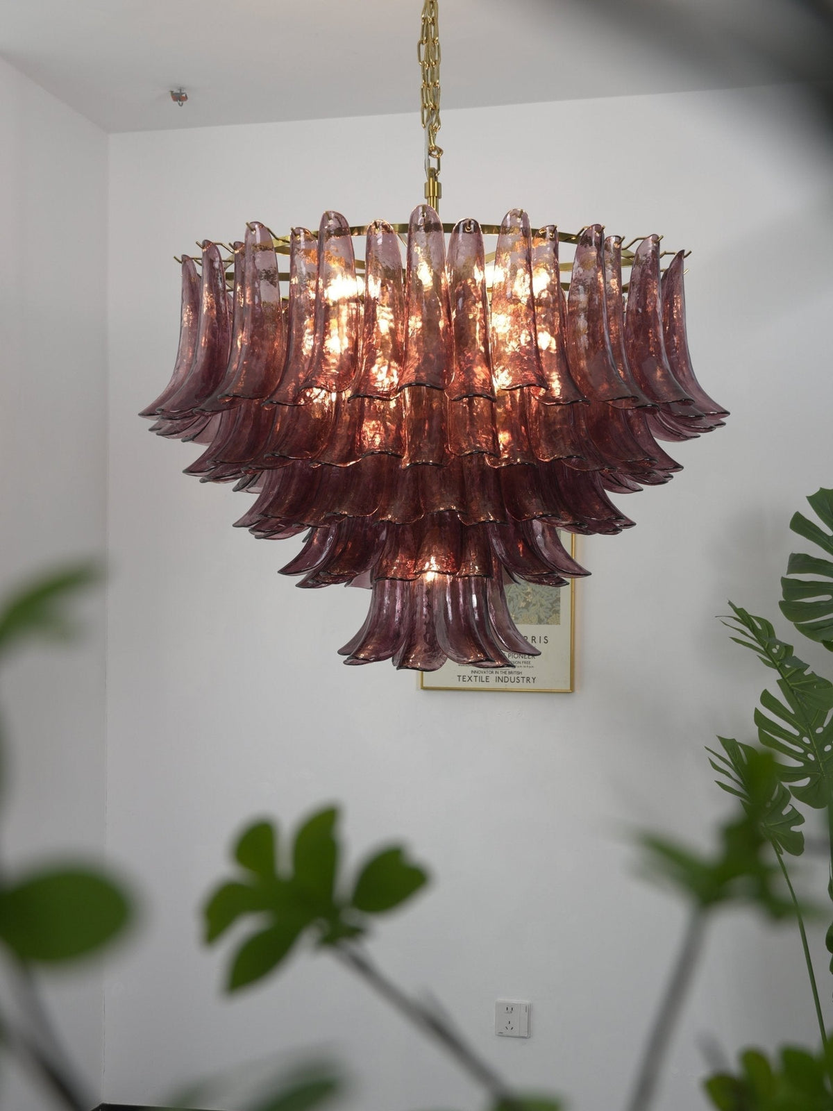 Amethyst Bloom Chandelier - Zelno Lighting