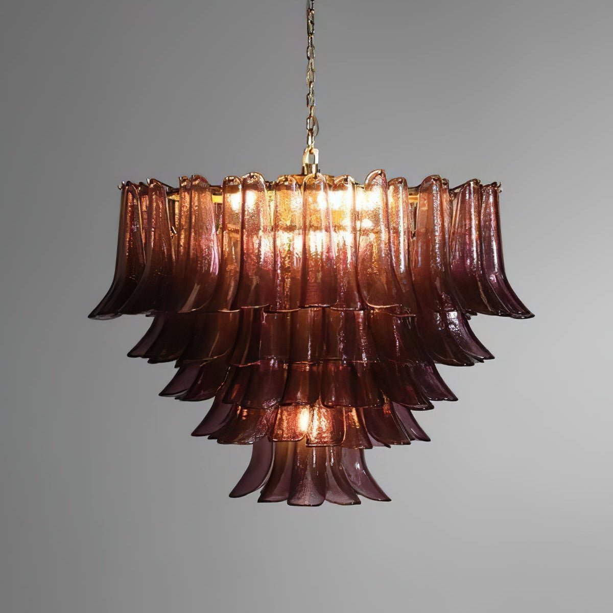 Amethyst Bloom Chandelier - Zelno Lighting