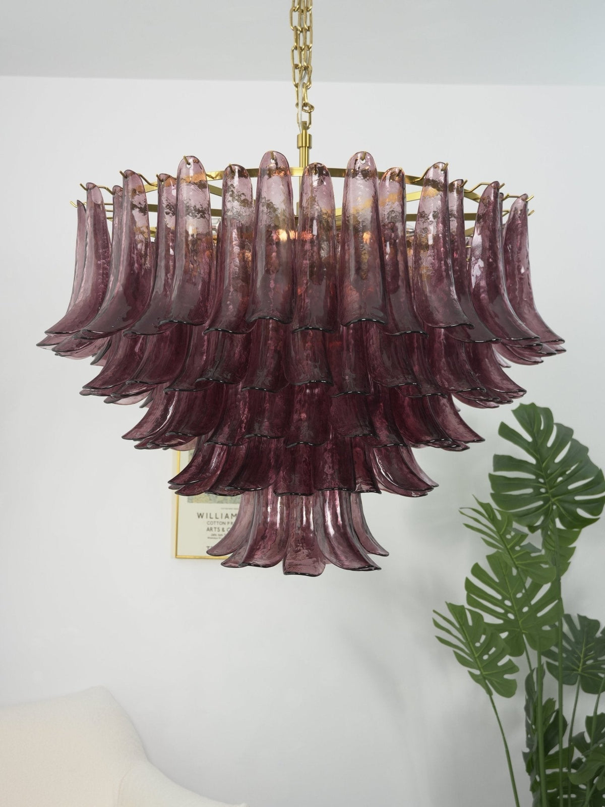 Amethyst Bloom Chandelier - Zelno Lighting