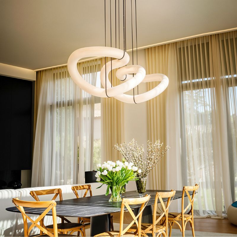 Ametris Alabaster Chandelier Light - Zelno Lighting