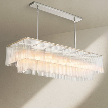 Amfz Rectangular Chandelier 54" - Zelno