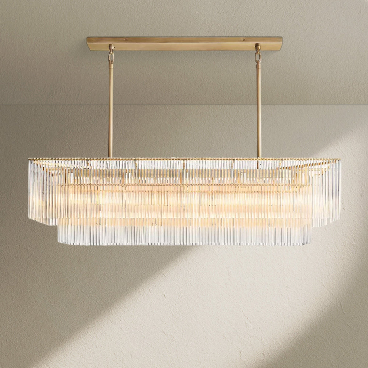 Amfz Rectangular Chandelier 54" - Zelno