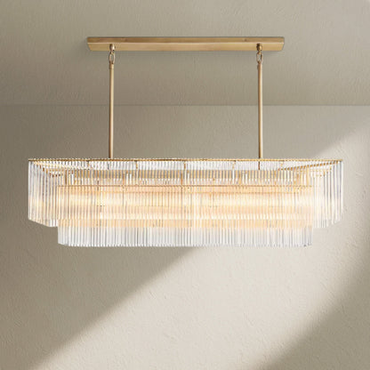 Amfz Rectangular Chandelier 54" - Zelno