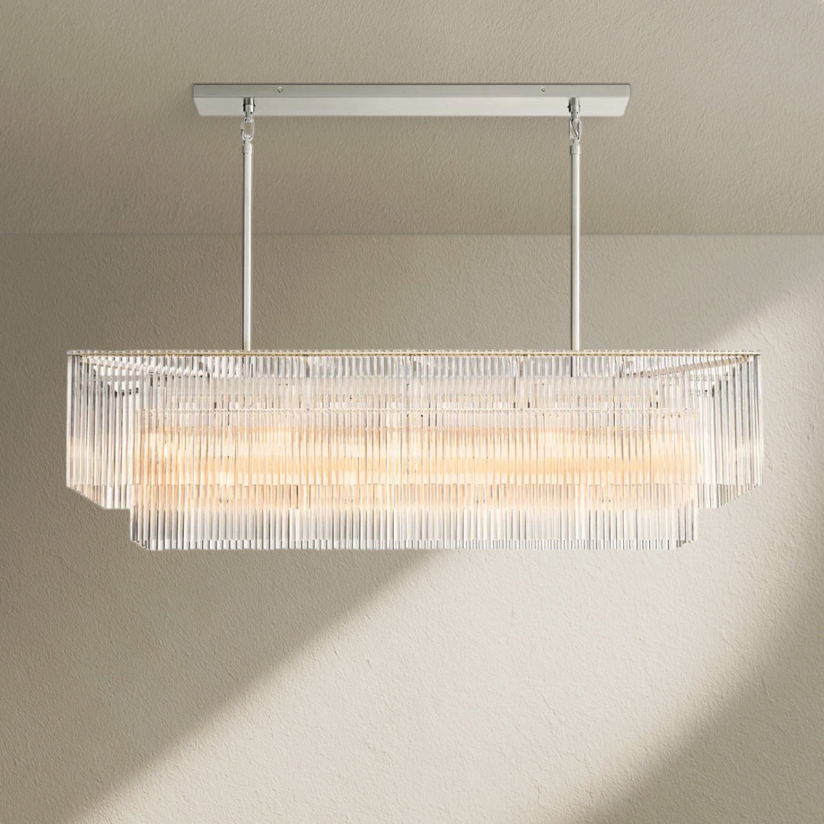 Amfz Rectangular Chandelier 54" - Zelno