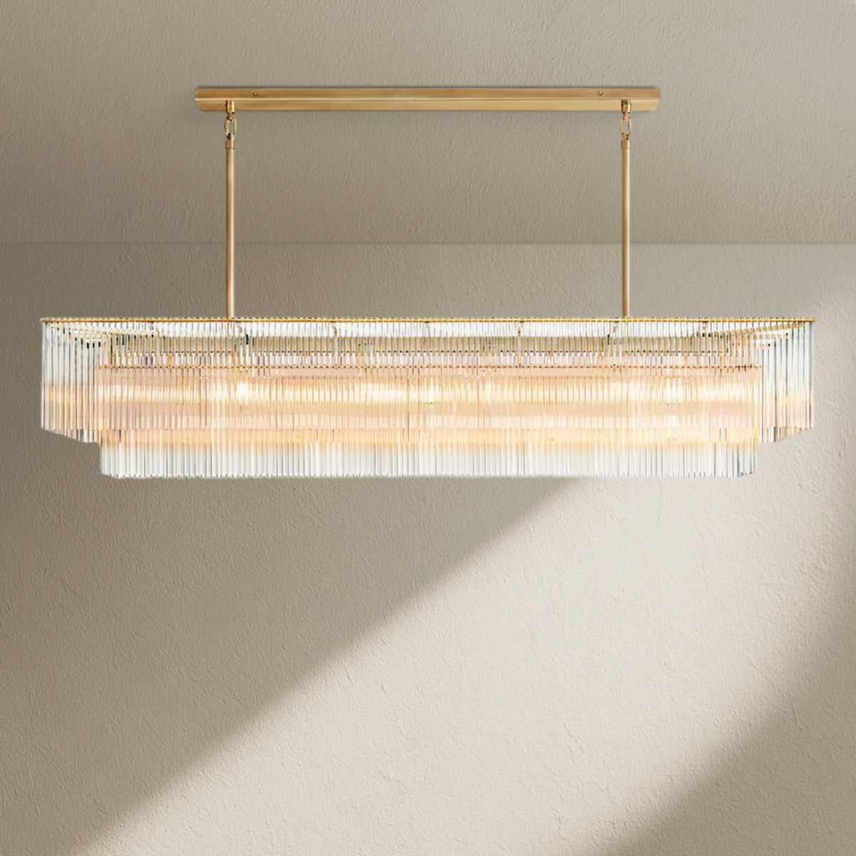 Amfz Rectangular Chandelier 72" - Zelno