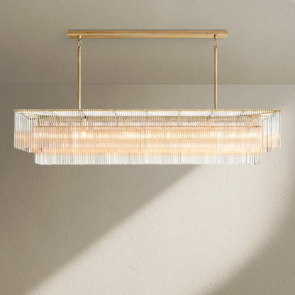 Amfz Rectangular Chandelier 72" - Zelno