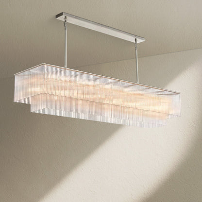 Amfz Rectangular Chandelier 72" - Zelno