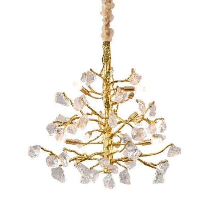 Amos Glass Branch Chandelier - Zelno Lighting
