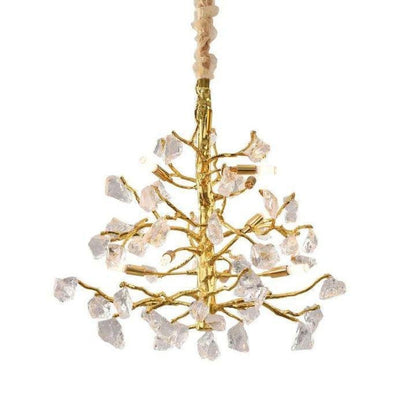 Amos Glass Branch Chandelier - Zelno Lighting