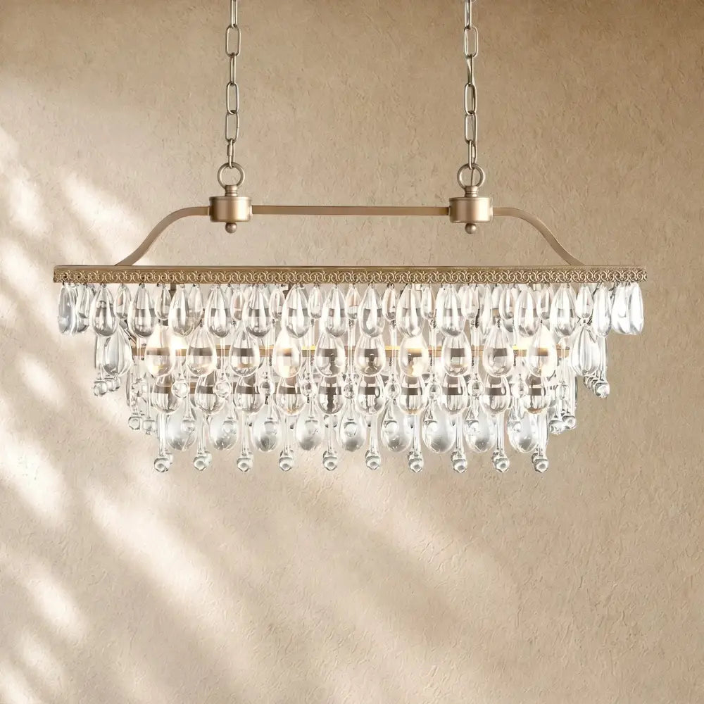 Anabelle Rectangular Chandelier - Zelno