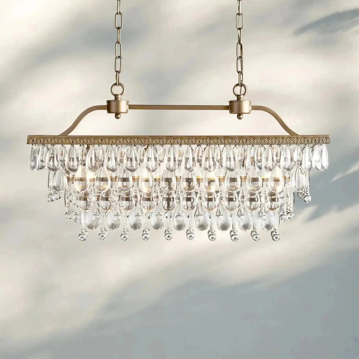Anabelle Rectangular Chandelier - Zelno Lighting