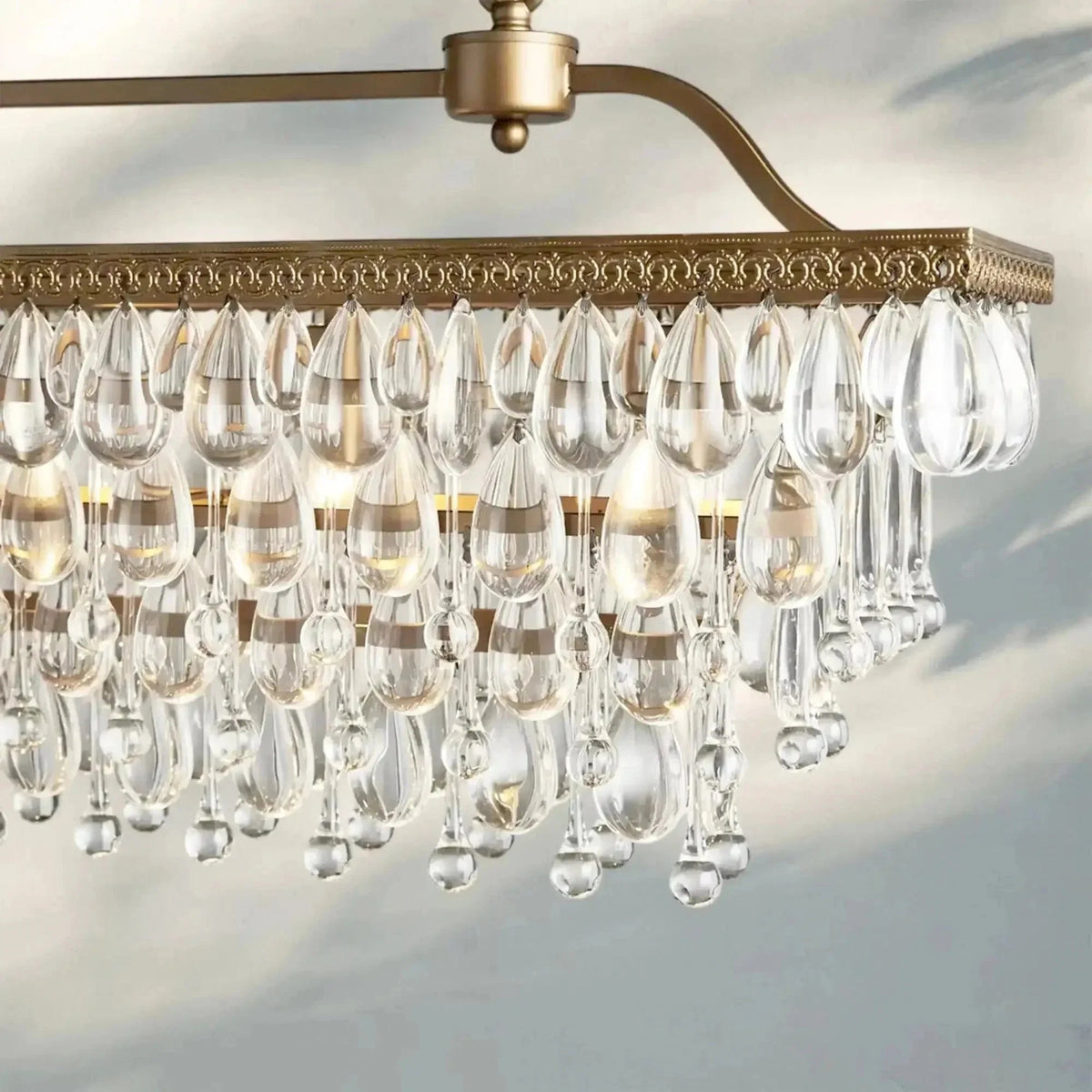 Anabelle Rectangular Chandelier - Zelno Lighting