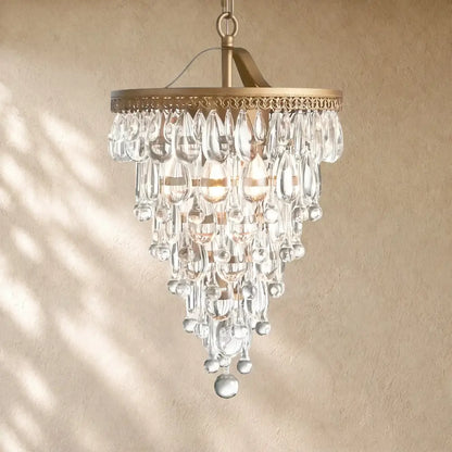 Anabelle Round Chandelier 17''23''H - Zelno