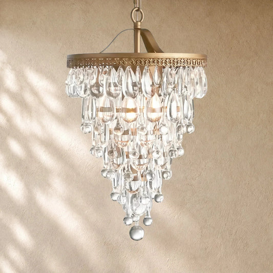 Anabelle Round Chandelier 17''23''H - Zelno
