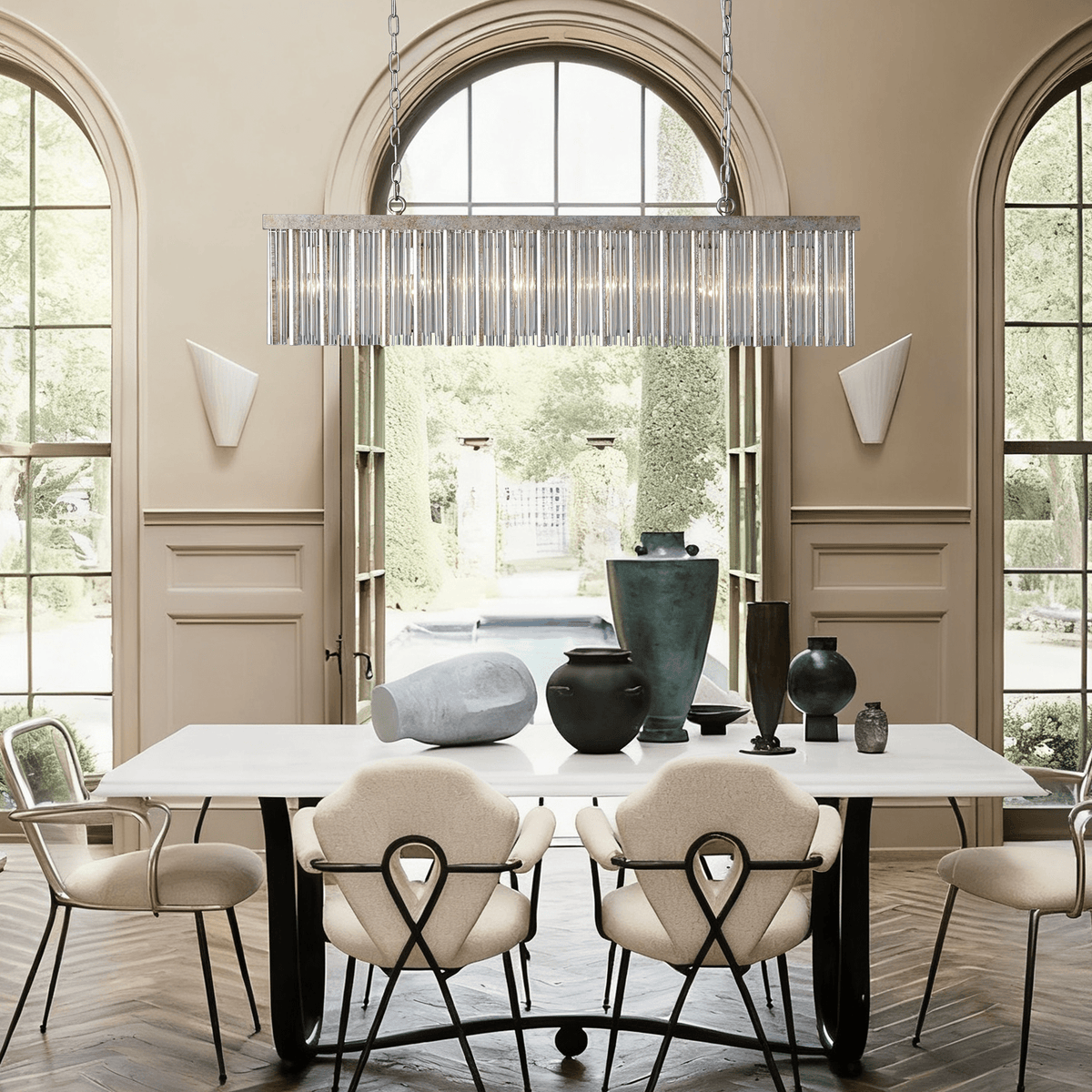 Andalucia Rectangular Chandelier 48'' - Zelno
